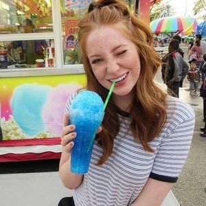 Brandy Melville Striped Crop Top Ringer tee